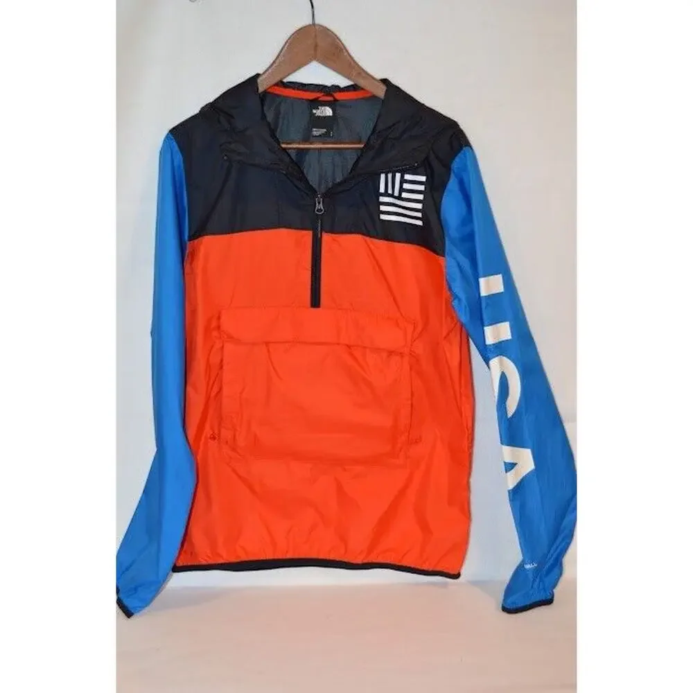 The North Face‎ IC Anorak Windbreaker Windwall Packable Jacket Mens $89 Sz S TNF